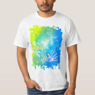 holiES - Flying Hands Pigeons ART T-Shirt