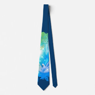holiES - Flying Hands Pigeons ART Tie