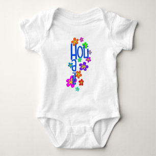 holiES - HOLI HAI flowers 2 Baby Bodysuit
