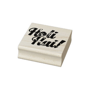 holies - HOLI HAI! typography + your ideas Rubber Stamp