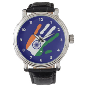 holiES - India Flag Hand - it's your time Watch