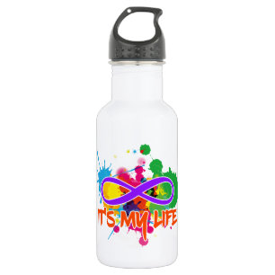 holiES - Lemniscate - It's my Life Splashes 532 Ml Water Bottle
