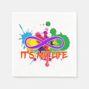 holiES - Lemniscate - It's my Life Splashes Napkin