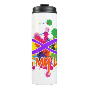 holiES - Lemniscate - It's my Life Splashes Thermal Tumbler