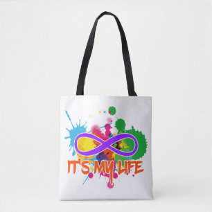 holiES - Lemniscate - It's my Life Splashes Tote Bag