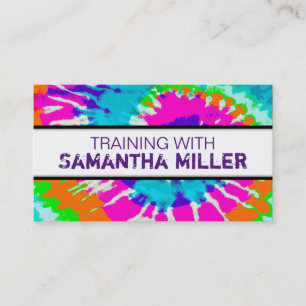 holiES - Power Spiral Batik Style Business Card