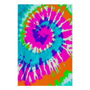 holiES - Power Spiral Batik Style Poster