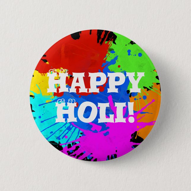 holiES - Splashes round 2 + your ideas 2 Inch Round Button (Front)