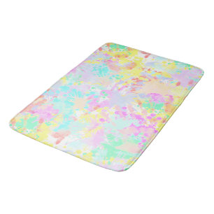 holiES - Splashes seamless pattern pastel 1 Bath Mat