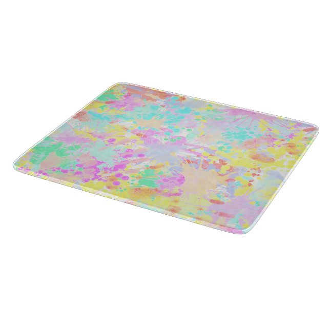 holiES - Splashes seamless pattern pastel 1 Cutting Board (Corner)