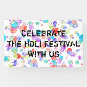 holiES - Splatter multicolored 1 + your backgr. Banner