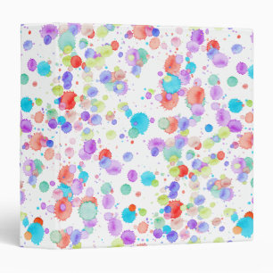 holiES - Splatter multicolored 1 + your backgr. Binder