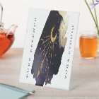 Holistic Celestial Sun & Moon Dark Ink Monogram