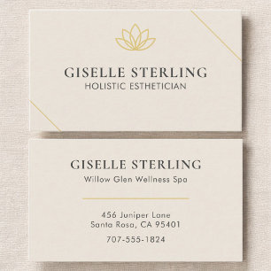 Holistic Esthetician Business Card