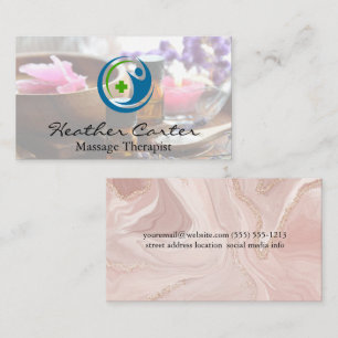 Holistic Logo   Health Healing Medicine  Business Card