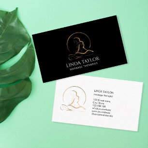 Holistic Massage Therapy Healer Energy Business Ca Card