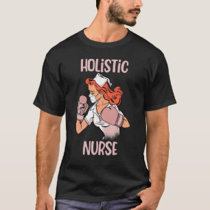Holistic Nurse Boxing Gloves Fighter T-Shirt