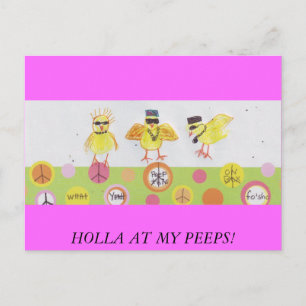HOLLA AT MY PEEPS! POSTCARD