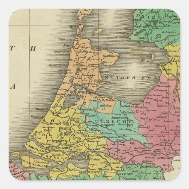 Holland 2 square sticker (Front)