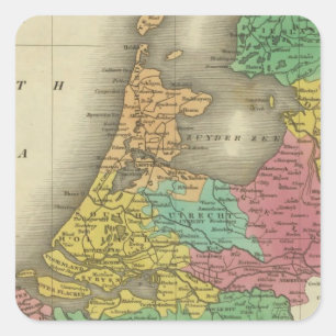 Holland 2 square sticker