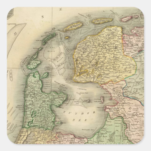 Holland 2 square sticker (Front)