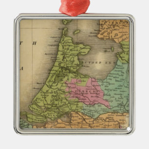 Holland 3 metal ornament