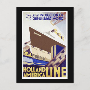 Holland America Line Postcard