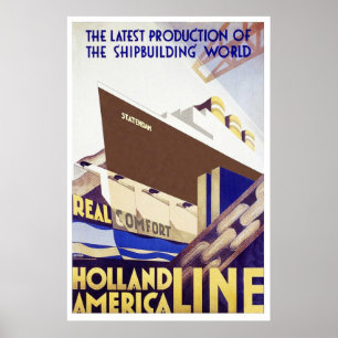 Holland America Line Poster