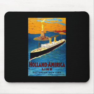 Holland America Line Rotterdam New York Mouse Pad