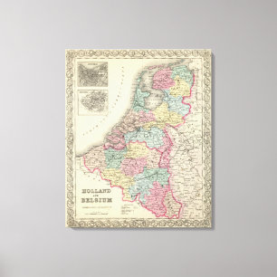 Holland and Belgium 3 Canvas Print