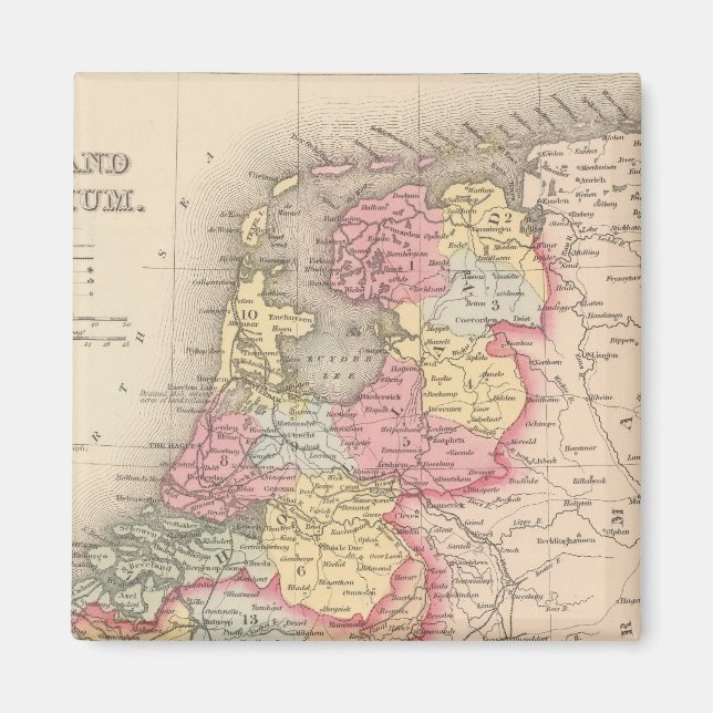 Holland and Belgium Magnet (Front)