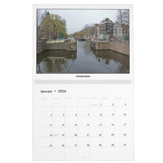 Holland, Belgium,Finland, Estonia, Russia Calendar (Jan 2026)