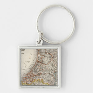 Holland, Belgium, Luxembourg Keychain