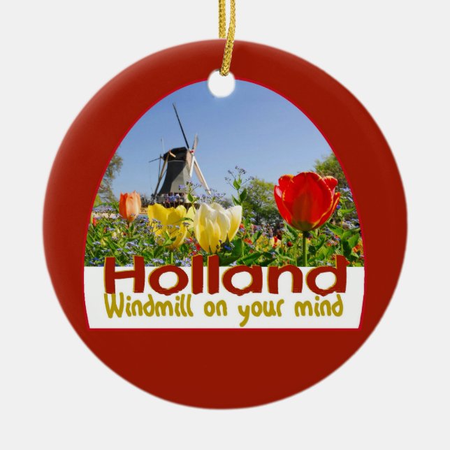 HOLLAND CERAMIC ORNAMENT (Front)