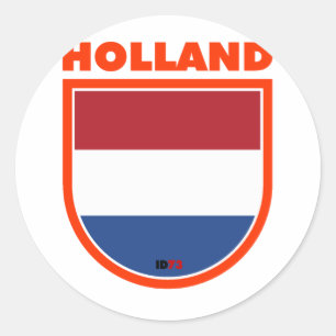 Holland Classic Round Sticker