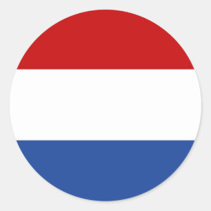 holland classic round sticker