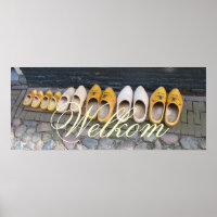 Holland Clogs Dutch Wooden Shoes Poster
