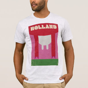 Holland Dairy cow vintage travel poster T-Shirt