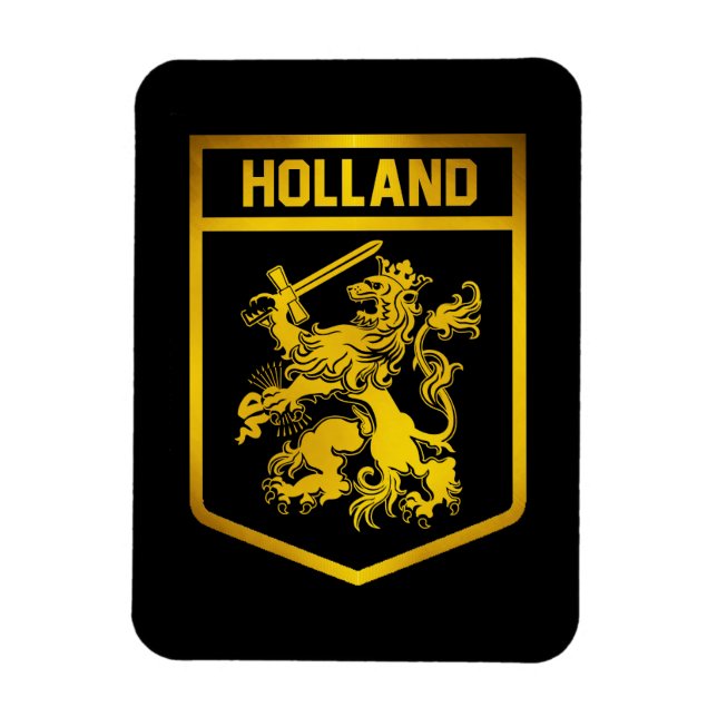 Holland Emblem Magnet (Vertical)