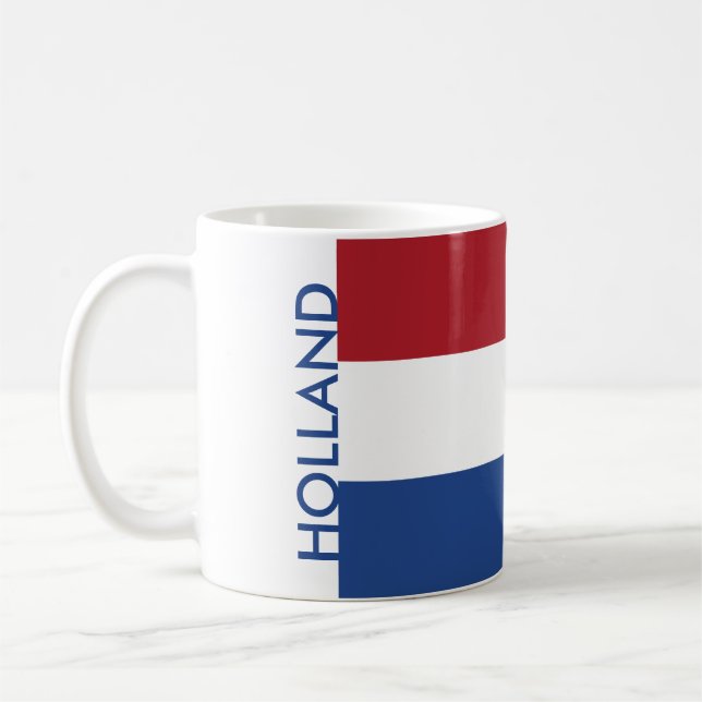 HOLLAND FLAG COFFEE MUG (Left)