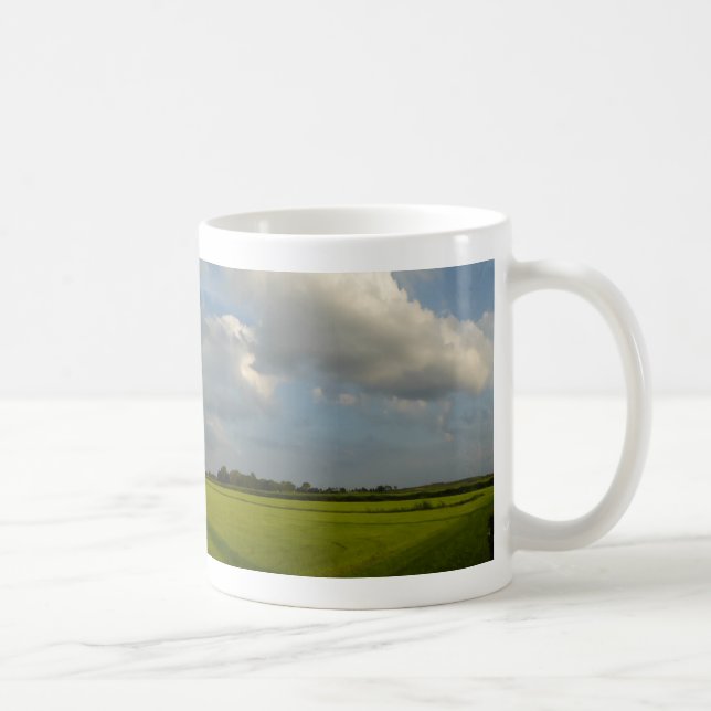 Holland Grass-land Panoramic Landscape Coffee Mug (Right)
