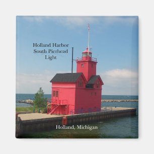 Holland Harbor South Pierhead Light 2011 aimant