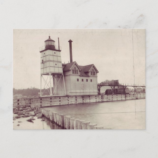 Holland Harbour Lighthouse 2 Postcard (Front)