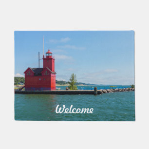 Holland Harbour Lighthouse Doormat