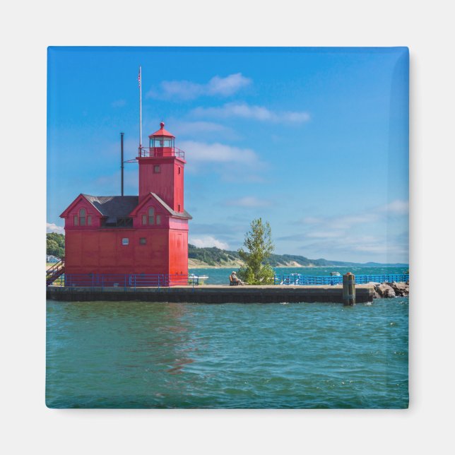 Holland Harbour Lighthouse Magnet (Front)