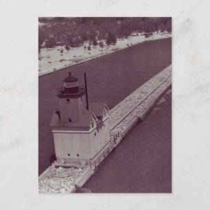 Holland Harbour Lighthouse Postcard