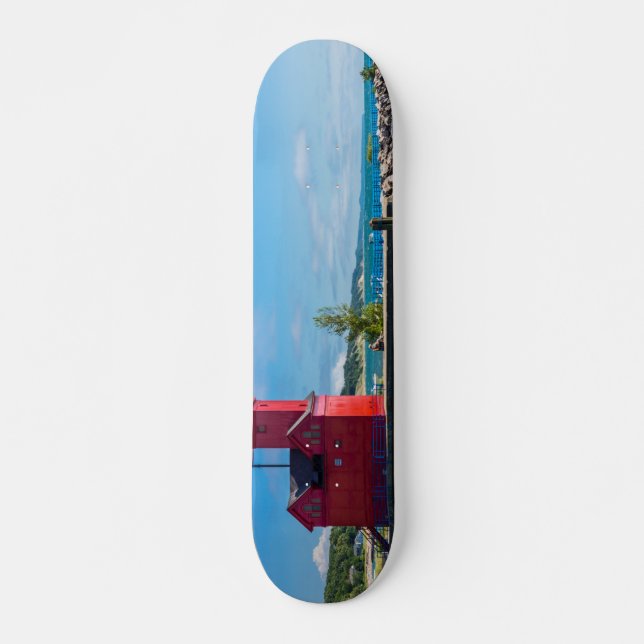 Holland Harbour Lighthouse Skateboard (Front)