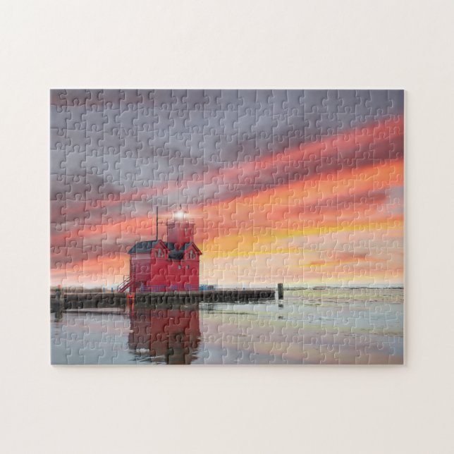 Holland Lighthouse Jigsaw Puzzle (Horizontal)
