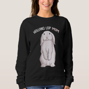Holland Lop Bunny Rabbit Mom Women Sweatshirt
