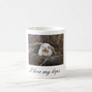 Holland Lop "I love my lops" mug